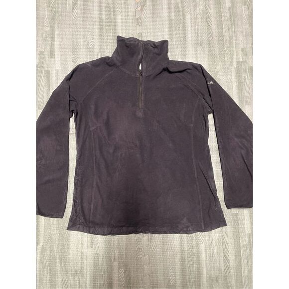 Columbia Fleece Pullover Shirt Womens L Long Sleeve Mock Neck Polyester 1/4 Zip - Picture 1 of 7